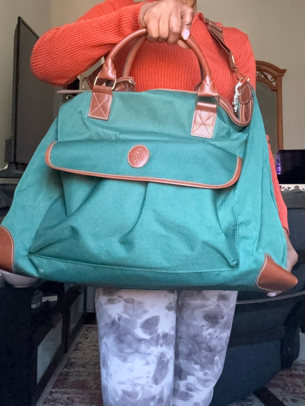 (2)Polo Ralph Lauren Duffel/Tote set - Picture 12 of 13
